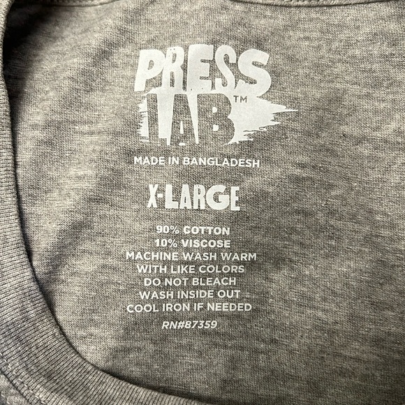 IRISH TODAY HUNGOVER TOMORROW Tee * T-Shirt * Gray with Green * UNISEX size XL * - Picture 4 of 4